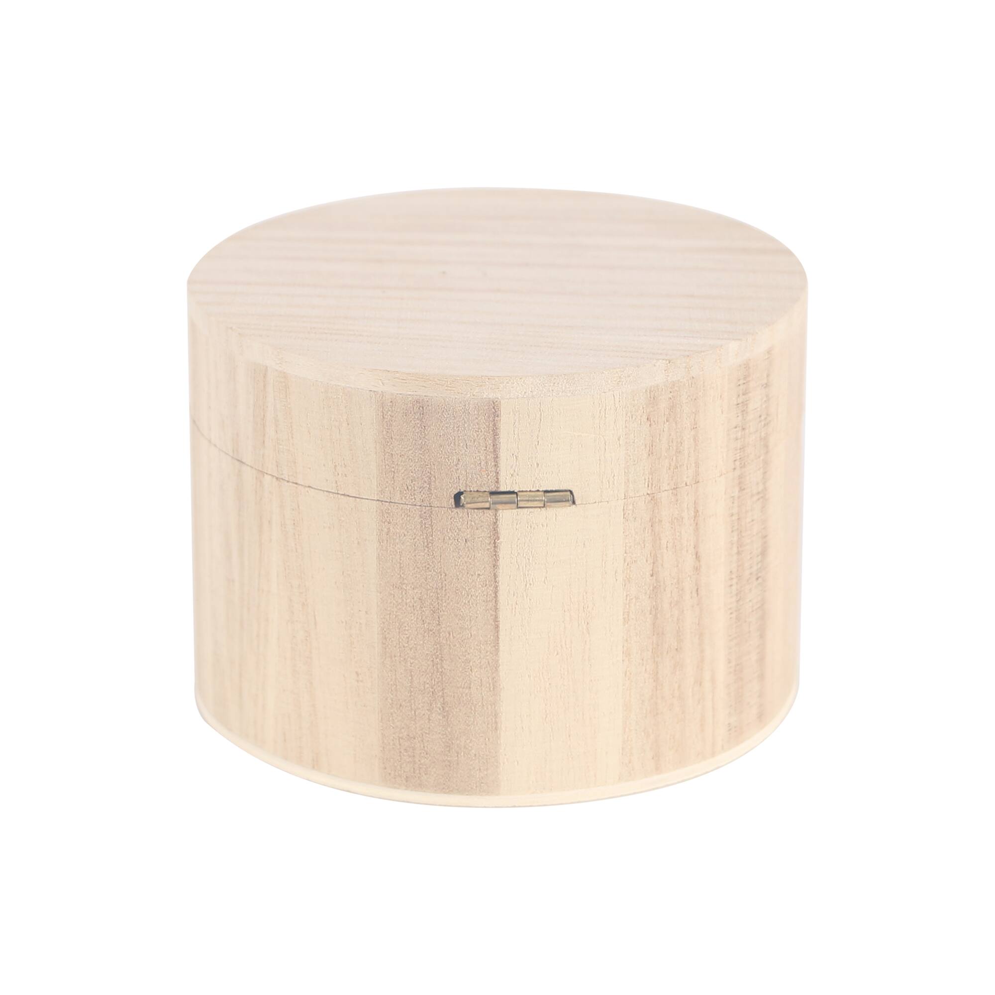 4" Round Wood Box by Make Market®